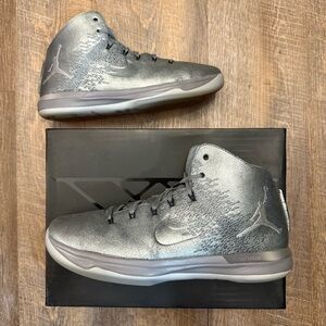 Nike Air Jordan 31 XXXI Battle Grey Metallic Silver